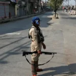 Raising issue of India Human rights violations in Kashmir