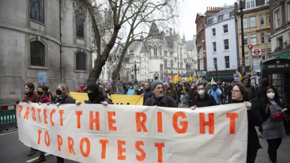 Are human rights being crushed by new UK protest restrictions