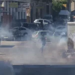 Palestinians Children Suffer Tear-Gas Inhalation During Israeli Raid on West Bank Village
